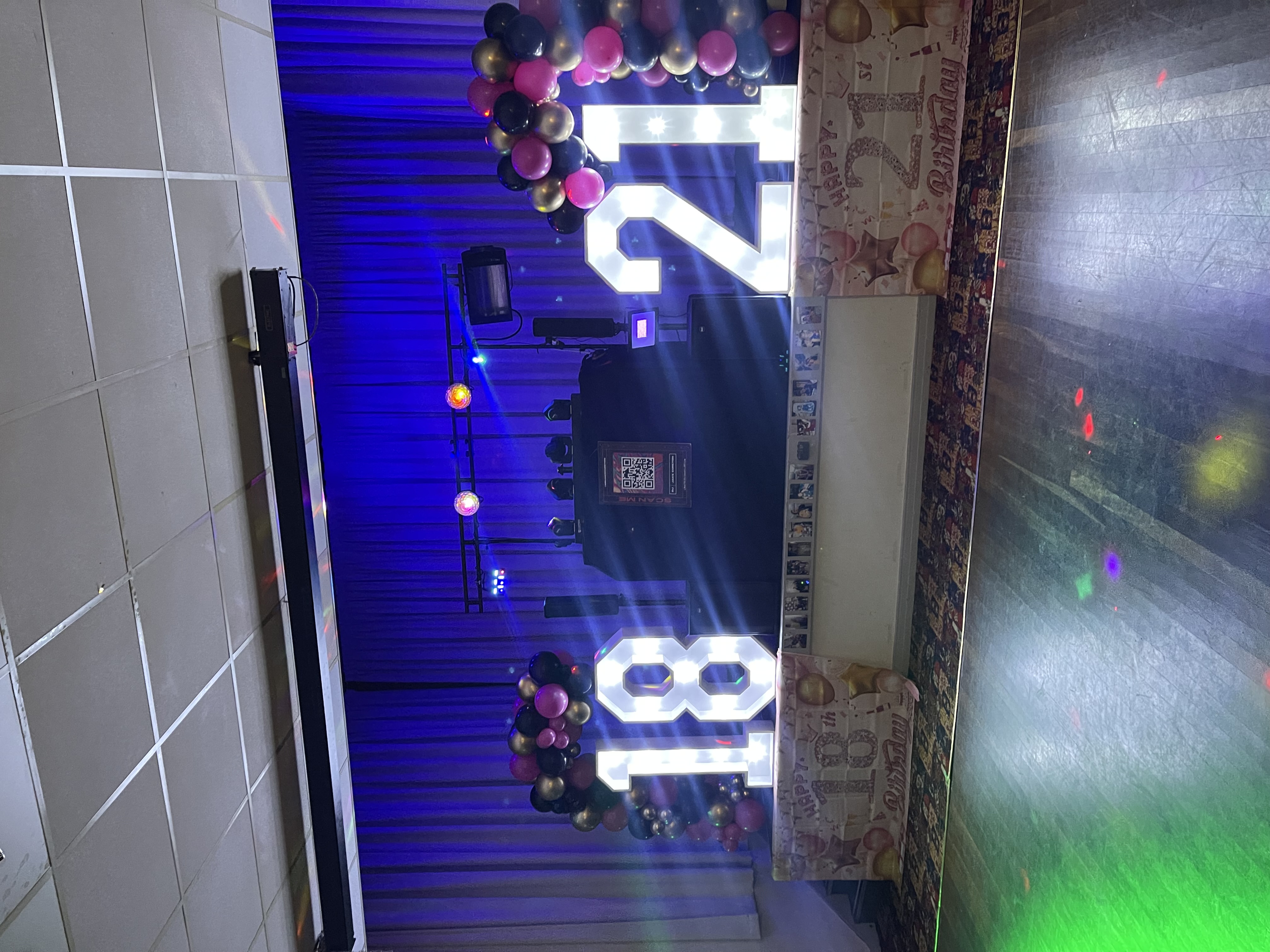 Corporate event DJ hire - Professional DJ setup at business conference