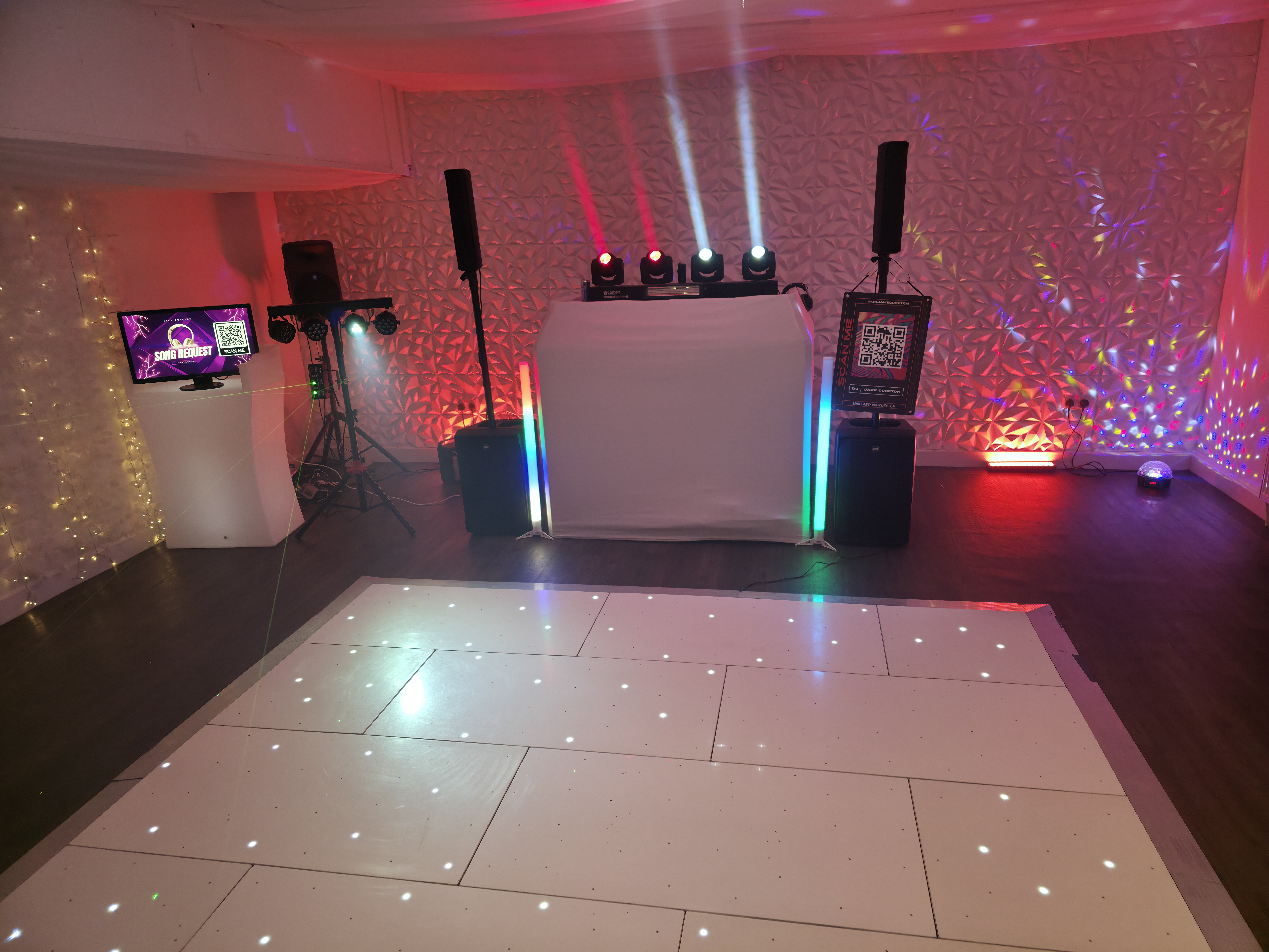 Party entertainment - Photo booth hire with custom branding and props